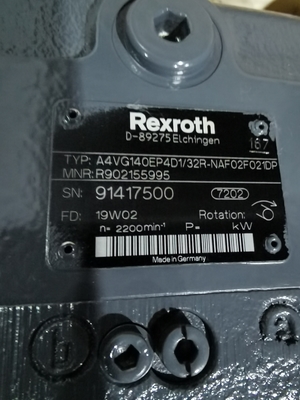 B220301000394 プランジャーポンプ A4VG140EP4D1/32R-NAF02F021DP R902155995 SANY 用 Rexroth