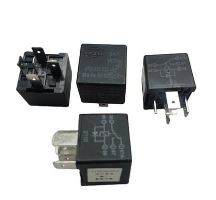 Hella リレー 4RD 933 332-09 5 ピン 24V 建設機械スペアパーツ 10/20A SANY