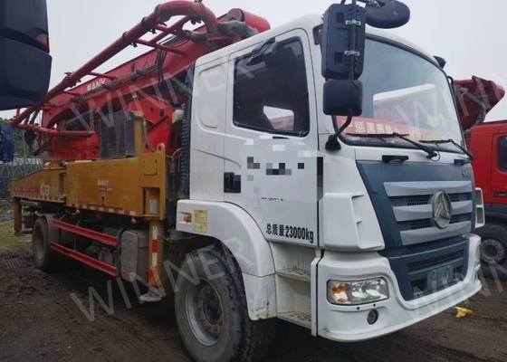 2 車軸の中古ポンプ トラック 2019 は SANY シャーシが付いているコンクリート トラック 37m を使用しました